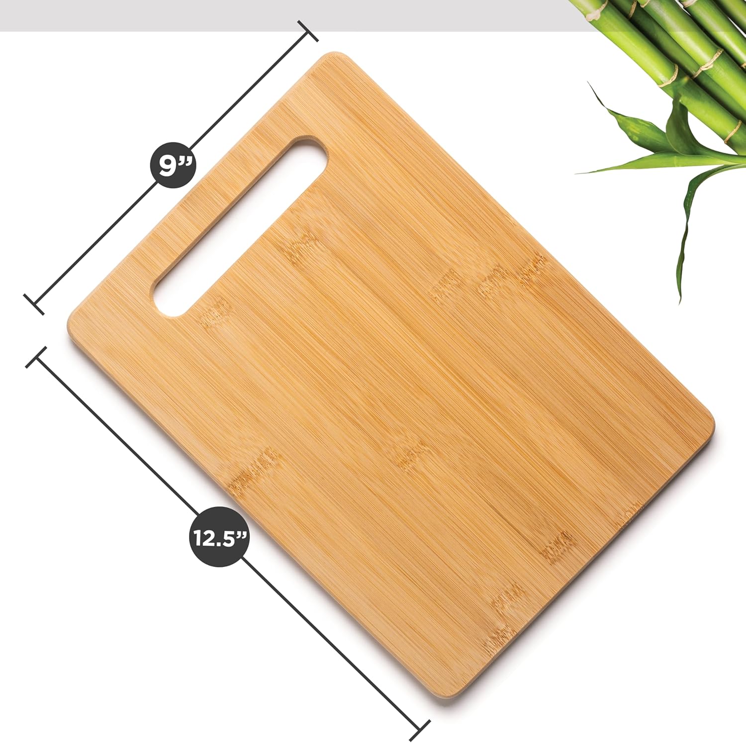 Bamboo Cutting Board 12.5x9 in - Bamboo Cutting Board ulasan dan harga