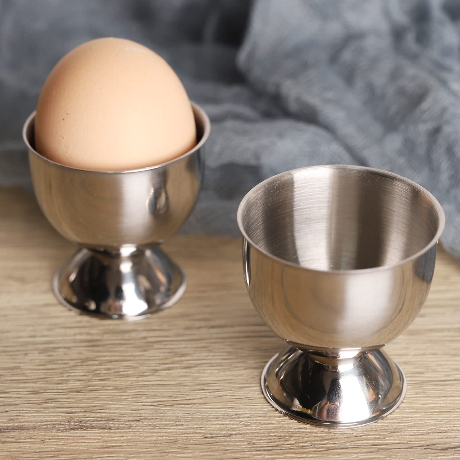 Stainless Steel Egg Cups Set H - Kitchen Gadgets For Gifts ulasan dan harga