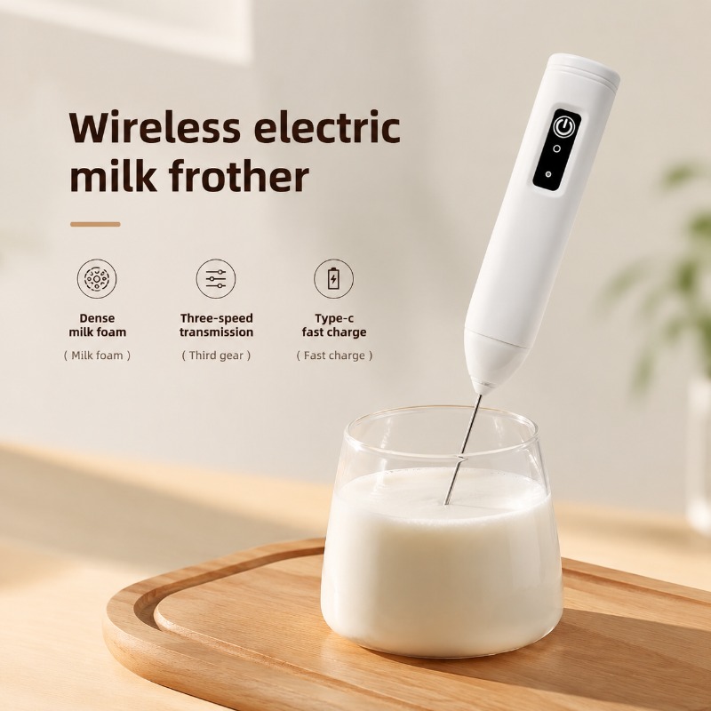 Electric Milk Frother + Egg Be - Quirky Kitchen Gadgets ulasan dan harga