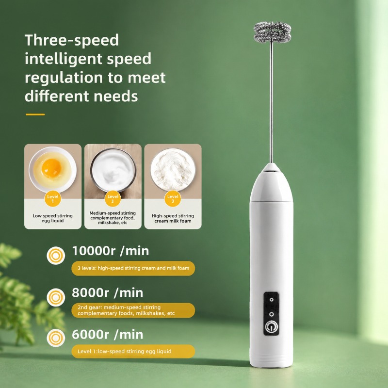 Electric Milk Frother + Egg Be - Quirky Kitchen Gadgets ulasan dan harga