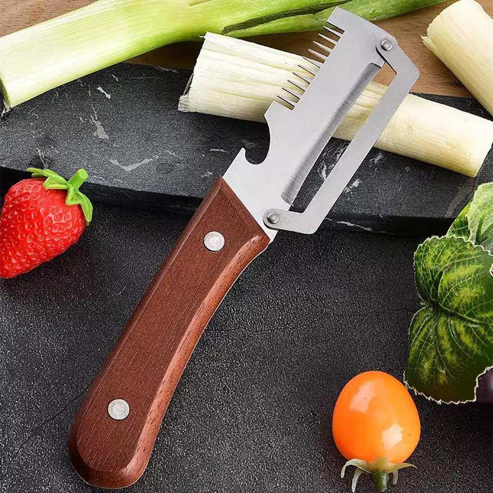 2‑in‑1 Serrated Vegetable Peel - Kitchen Gadgets Built In ulasan dan harga