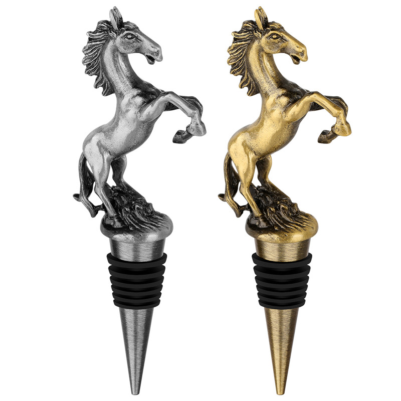 Creative Horse Shape Wine Stop - Kitchen Gadgets Club ulasan dan harga