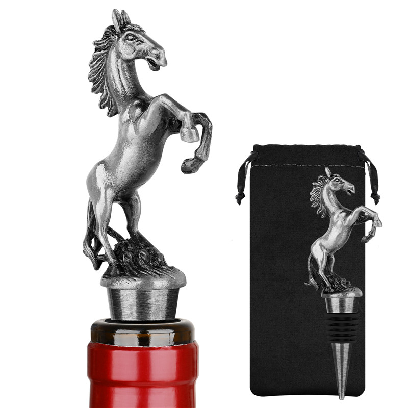 Creative Horse Shape Wine Stop - Kitchen Gadgets Club ulasan dan harga