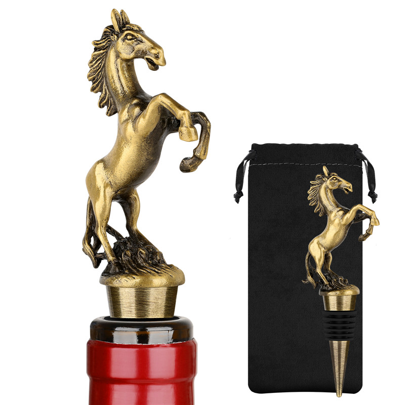 Creative Horse Shape Wine Stop - Kitchen Gadgets Club ulasan dan harga