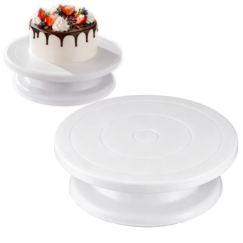 A cake turntable or rotating c - Cake Decorating Turntable ulasan dan harga